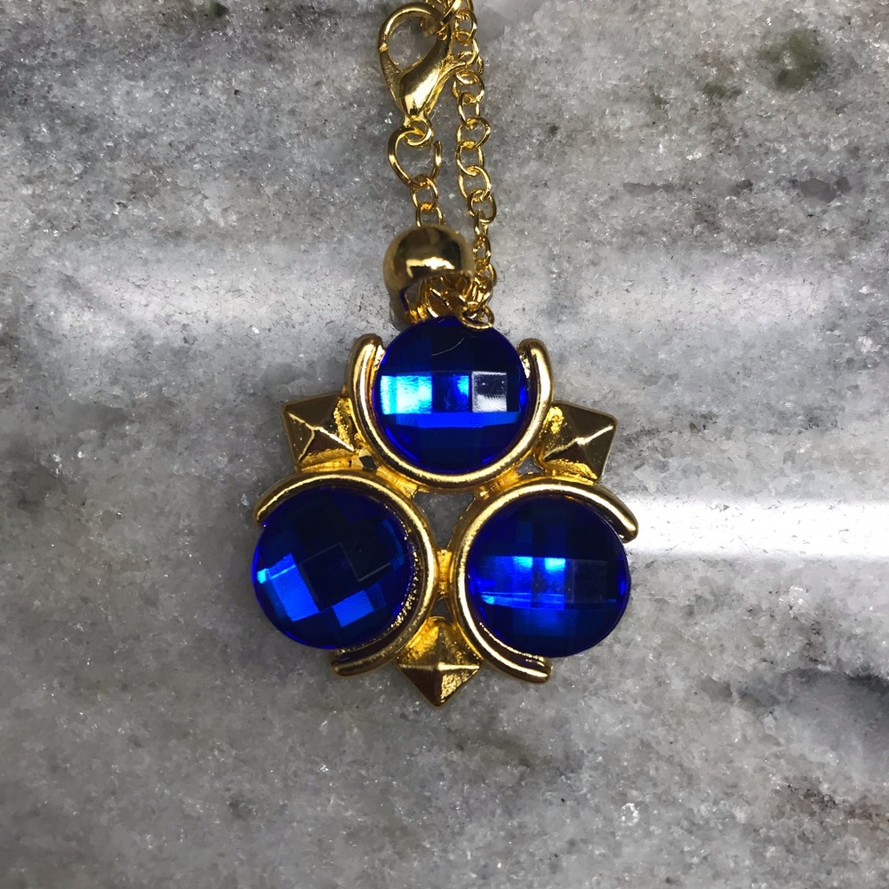 Legend of Zelda Blue Spiritual Stone Necklace